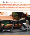 Smart Glasses Repair Kit With Ten Precision Screws And Dedicated Screwdriver Compatible With Wayfarer Skylar Headliner Models in focus with sunglasses.