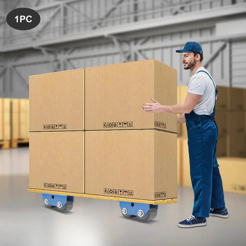 Heavy Duty Machinery Mover With Universal Wheels Portable Roller Dolly For Warehouse And Factory Equipment Transport Rugged Alloy Steel Build Easy Load And Move Durable Castor System Ideal For Heavy Machinery, 1pc moving crate in warehouse