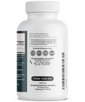 Back view of Calcium 1200mg Plus Vitamin D3 1000 IU High Potency Mega Formula Non GMO 200 Tablets bottle showing label details.
