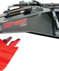Heavy Duty Skid Steer Backhoe Attachment With 12 Inch Bucket And 6 Foot 8 Inch Digging Reach Plug And Play Steel Quick Attach Plate
