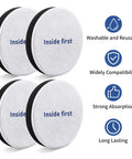 Replacement Vacuum Filters For Eureka Power Speed Upright Vacuums NEU Series NEU182A NEU182B NEU180 NEU181 NEU188 NEU202 4 Pack