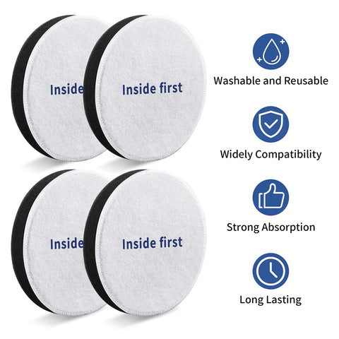 Replacement Vacuum Filters For Eureka Power Speed Upright Vacuums NEU Series NEU182A NEU182B NEU180 NEU181 NEU188 NEU202 4 Pack