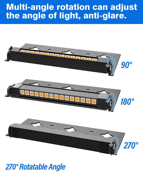 Lit 5W LED Retaining Wall Lights 8 Pack Outdoor Hardscape Landscape Paver Lights Low Voltage 12V 24V IP66 Waterproof