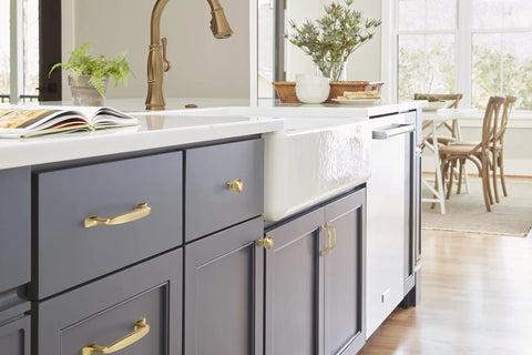 Champagne Bronze Cabinet Pull Highland Ridge 3 Inch Center To Center on kitchen cabinets, zinc alloy pulls, transitional style hardware