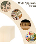 Basswood sheets, 12x12x1/16 in, unfinished; 10-pack for laser cutting, engraving, and crafts.