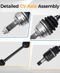 CV Axle Assembly 664309 Front Left Driver Side Fits 2011 2012 2013 Honda Odyssey EX EX L LX Replacement Part detailed view