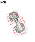 4 Pack Cabinet Soft Close Hidden Hinges Surface Mount Heavy Duty Concealed Hinges dimensions for kitchen cabinets installation guide