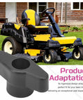 586122501 Lawn Mower Recoil Starter Rope Guide Kit Replacement For 194788 Built To Last With Premium Materials Easy Install Fits Most Lawn Mowers Durable Part For A Quick Fix You Can Rely On, black plastic rope guide shown with riding mower for lawn use