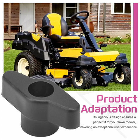 586122501 Lawn Mower Recoil Starter Rope Guide Kit Replacement For 194788 Built To Last With Premium Materials Easy Install Fits Most Lawn Mowers Durable Part For A Quick Fix You Can Rely On, black plastic rope guide shown with riding mower for lawn use