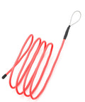 Kickass 40 Inch Flexible Wire Guide Tool With Pvc Coated Steel Core for slick fishing through tight conduits, featuring a red flexible cord.