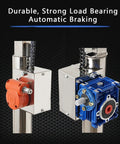 Pro Grade Hanging Cabinet Lifter Handles 150 Kg Loads For Rock Solid Water Heater And AC Setups Featuring Smooth Electric Or Hand Crank Power With Zero Sweat Auto Safety Brakes At Three Point Five Meter Length, showcasing durable automatic braking system.