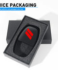 Gear Shift Knob Head Cover for Dodge Charger Challenger Durango ABS Interior Shell Insert Decoration Protector with Red Trim in packaging