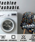 Comfy Train Themed Throw Blanket For Kids And Adults Cute Retro Steam Locomotive Pattern Fuzzy Warm Flannel Plush 50x60 Inches on chair