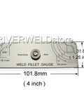 7 Piece Fillet Weld Gauge Set For Checking Fillet Leg And Throat Size Stainless Steel Metric And Inch Markings On Both Sides