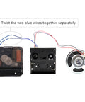 Inside view of Top Shelf Hour Trigger Music Chime Movement components, highlighting music box and wiring for DIY clock restorations.