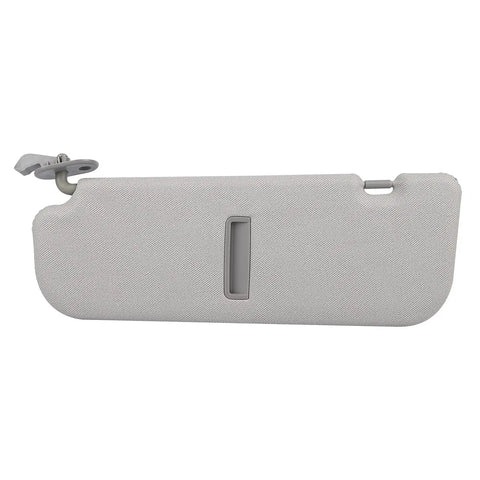 Hyundai Elantra Sun Visor Pair Replacement Kit 2011 2016 Non GT Driver Side Gray Leather Textured Surface