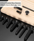 Heavy Duty Carbon Steel Flat Head Socket Cap Screws, 3/16-24 X 1-3/4 Inches, Black Oxide Finish, Grade 10.9 display