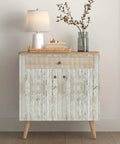 Wood Grain Peel And Stick Wallpaper Self Adhesive Removable Wall Covering 17.71 Inch By 118 Inch applied on cabinet surface