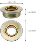 Wheelchair Front Fork Bearings Kit Four Piece Set For Walker Fork Stem Bearings And Front Wheel Maintenance shown with dimensions