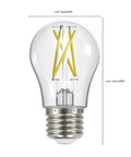 Dimmable LED Filament A19 Bulbs 8W 4000K 90 CRI Clear Glass Medium Base 120V 24 Pack For Home And Hotel Use Lit Displays And Commercial Projects High Lumens Energy Efficient Lighting