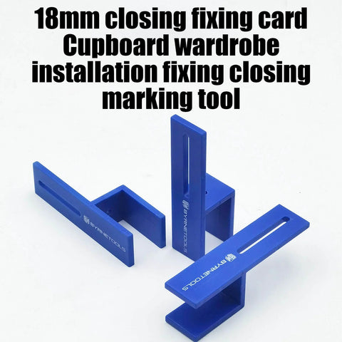 Wardrobe Closing Clips For Cabinets And Woodworking Projects 18mm Board Clamp Tools Adjustable Closing Clips Set