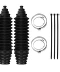 All In One Steering Rack And Pinion Boot Kit With Silicone Bellows Gaiters For Tie Rods Includes 2 Boots 4 Locking Clamps And 6 Cable Ties