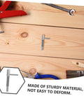 Works Like A Charm Heavy Duty Retractable Stainless Steel Indexing Plunger Pin on wooden surface among tools.