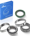 DIY Friendly Front Wheel Bearing Kit For Ford Ranger 1990 To 1997 RWD With OEM WTA37 Bearing And WS4250 Seals shown in packaging