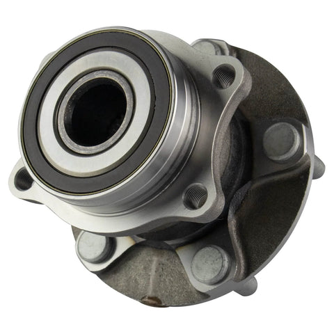 Rear Driver And Passenger Wheel Bearing Hub Assembly Set 2 Piece Direct Fit For 2015 To 2021 Subaru Legacy Outback Forester WRX STI Ascent Durable OEM Grade Replacement Kit close-up view