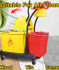 Three Inch Mop Bucket Wheels Replacement Non Marking Thermoplastic Rubber Casters For Rubbermaid WaveBrake Mop Buckets