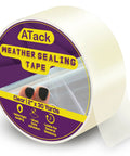 Roll of transparent window weather sealing tape 2 inch by 30 yards clear draft blocking sealing film tape no residue no mess