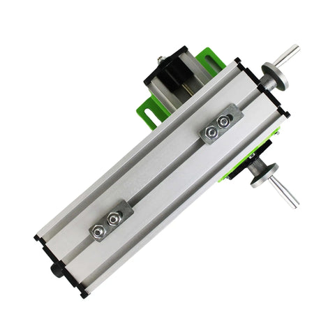 Top view of Shop Grade Multifunction Milling Work Table With Cross Travel For Bench Drills Aluminum Dovetail Slide And Precision X Y Movement 310 By 90 mm 200 By 50 mm 80 mm High Built For Real World Machining
