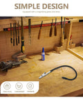 Alligator Clamp Welding Holder With Adjustable Flexible Arm And Magnifying Lamp Clip on workbench