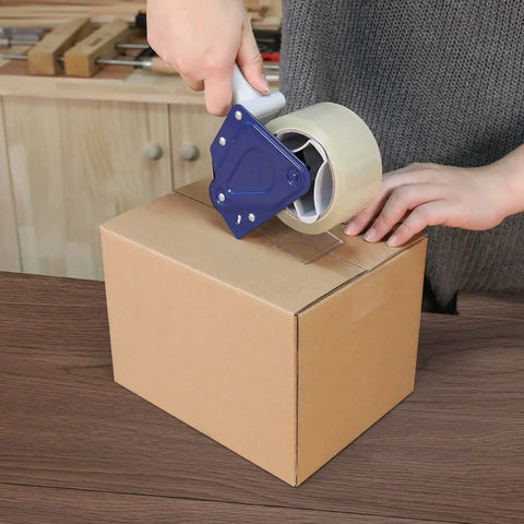 Heavy Duty Clear Packing Tape 12 Pack Strong Acrylic Adhesive For Shipping Moving And Packaging 1.8 Mil Thick 72 Yard Rolls Delivers A Secure Lock That Works Like A Charm