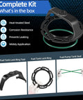 Go-To Fuel Tank Seal And Lock Ring Tool Kit For GM Chevy Ford Chrysler Dodge Jeep Vehicles with components displayed