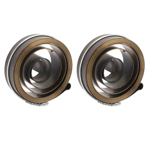 Two Pack Drill Press Return Spring Chrome Plated Quill Spring for Horizontal and Vertical Benchtop Drills With Enhanced Safety