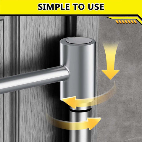 Upgraded Door Hinge Adjustment Tool With Dual Flag Hinge Wrenches, DIY Friendly Gap Adjuster For Residential And Fire Doors, Fits Hinge Diameters From 0.32 To 0.99 Inches, Easy Install, Fix Squeaks And Misalignment