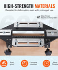 DIY Ready Door Hinge Jig For Woodworking Aluminum Alloy Hole Opener And Slotting Locator on wooden surface