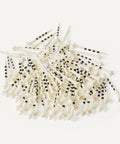100-pack 3-1/4 Inch Pro-Grade Recycled Plastic Golf Tees With Height Marker System, 4-Prong Head, durable and bend-resistant