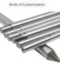 Two Pack 8mm x 1000mm Linear Rods Chrome Plated Case Hardened Smooth Shafts For Precision Motion Guide Rails, customizable ends