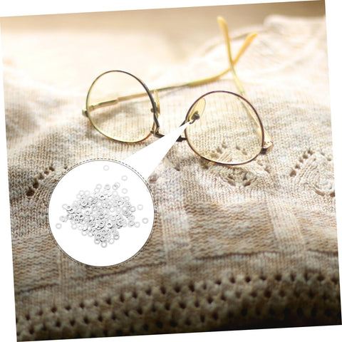Eyeglass Frame Gaskets And Metal Flat Washers Must Have Kit With 200 Pcs Replacement Screws For Rimless Glasses Quick Repair And Durable Maintenance For Long Lasting Eyewear Life