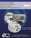 Compact Metal Bench Lathe Featuring A Beefy 8X16 Inch Bed And Mt5 Taper Powered By A Silky 900W Brushless Motor For Straight Up Precision Inch Threading And Tough Diy Turning Jobs That Run Like A Champ with variable speed control