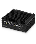 Heavy Duty Fanless Mini PC With N150 CPU Works Smooth As A No Fuss Firewall Appliance For OPNsense, showing ports and sleek design.