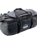 Arsenal 5030L Large Tarpaulin Water Resistant Duffel Bag With Removable Shoulder Straps Black Durable Gear Carrier For Travel And Everyday Use