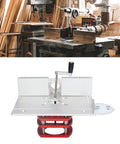 Dead Nuts Accurate Router Lifting Table Base for Woodworking Slotting Trimming and Chamfering Smooth Aluminum Lift Platform in workshop