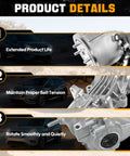 Nissan Rear Diff Assembly AWD With 5.173 Gear Ratio For Murano 2015 2021 Rogue 2014 2020 Rogue Sport 2017 2021 And Qashqai 2017 2020 OE 240277FV0A 440 59434 Replacement Part silver rear differential assembly