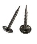 100 Count Mini Upholstery Nails Black Round Head Furniture Tacks Top Shelf Thumb Pushpins for Sofa Bed.