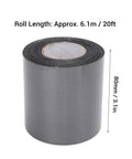 Roll of Self Adhesive Window Screen Repair Patch For Home And Outdoors, 6.1m long, 80mm wide, Quick Fix for Torn Screens.