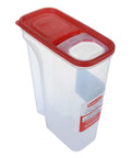 Modular Cereal Keeper Large For Pantry Organization, Space Saving Cereal Container With Recessed Flip Top Lid For Easy Pour