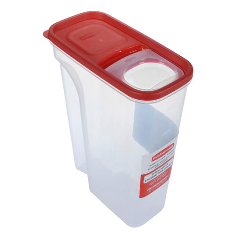 Modular Cereal Keeper Large For Pantry Organization, Space Saving Cereal Container With Recessed Flip Top Lid For Easy Pour